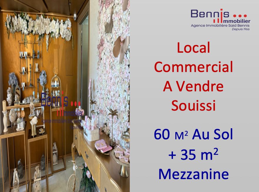 Local commercial avec mezzanine